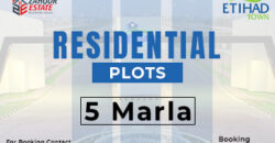 5 Marla plot in Etihad Town Phase 3 — invest in a growing community